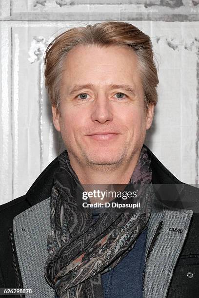 Linus Roache attends the Build Series to discuss "Vikings" at AOL HQ on November 28, 2016 in New York City.