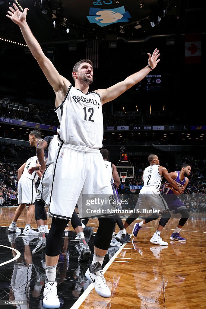 Sacramento Kings v Brooklyn Nets