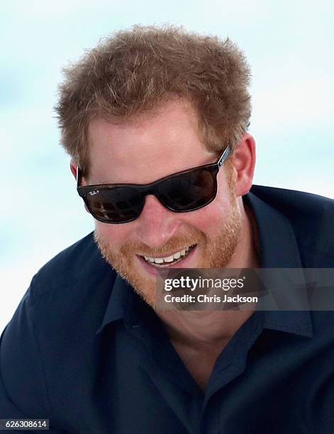 Prince Harry visits the coral reef off Grand Anse Beach as he visits mangrove restoration projects ahead of visiting the coral reef on the ninth day...