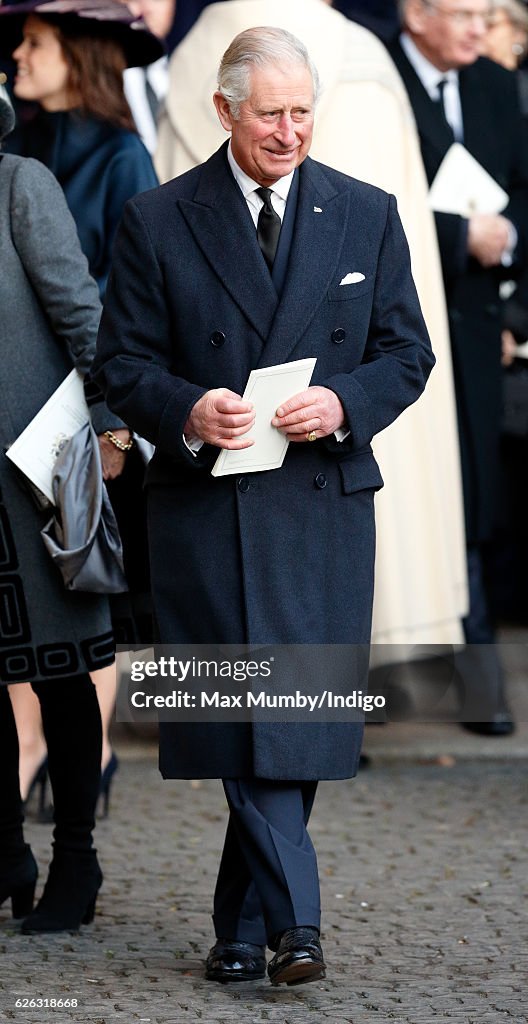 Duke Of Westminster - Memorial Service