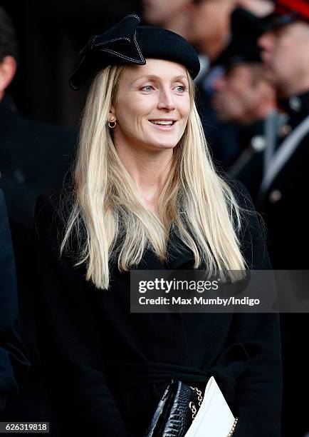 Rosie van Cutsem attends a Memorial Service for Gerald Grosvenor, 6th Duke of Westminster at Chester Cathedral on November 28, 2016 in Chester,...