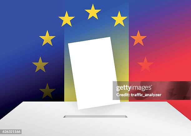 voting in belgium - leaving party stock illustrations