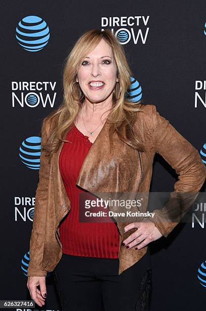 Sportscaster Linda Cohn attends AT&T's celebration of the Launch of DIRECTV NOW at Venue 57 on November 28, 2016 in New York City.