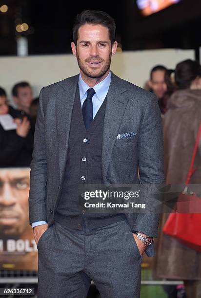 Jamie Redknapp attends the World Premiere of "I Am Bolt" at Odeon Leicester Square on November 28, 2016 in London, England.