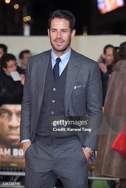 Jamie Redknapp attends the World Premiere of "I Am Bolt" at Odeon Leicester Square on November 28, 2016 in London, England.