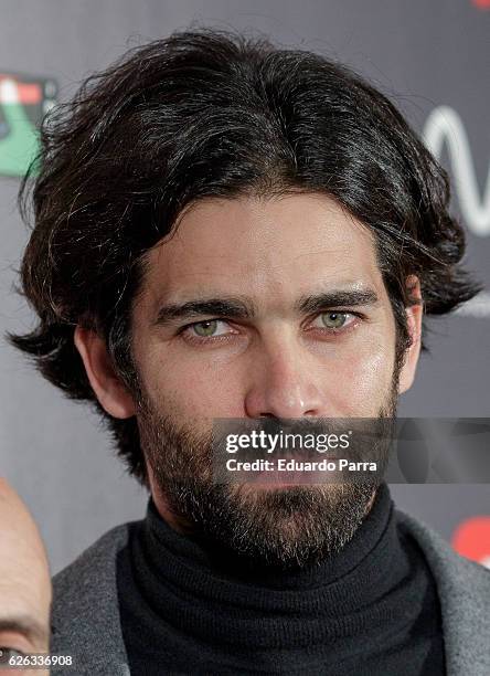 Actor Ruben Cortada attends the 'MIM awards' photocall at ME hotel on November 28, 2016 in Madrid, Spain.