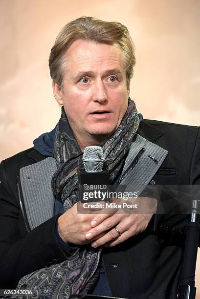 Linus Roache attends the Build Series to discuss "Vikings" at AOL HQ on November 28, 2016 in New York City.