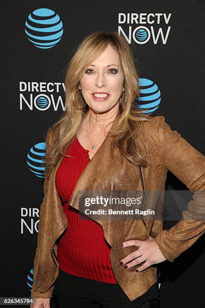 Personality Linda Cohn of ESPN attends the DirectTV Now launch at Venue 57 on November 28, 2016 in New York City.