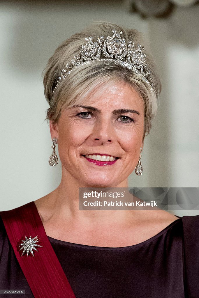 Queen Mathilde of Belgium and King Philippe of Belgium On A 3 Day Official Visit In Holland : Day One