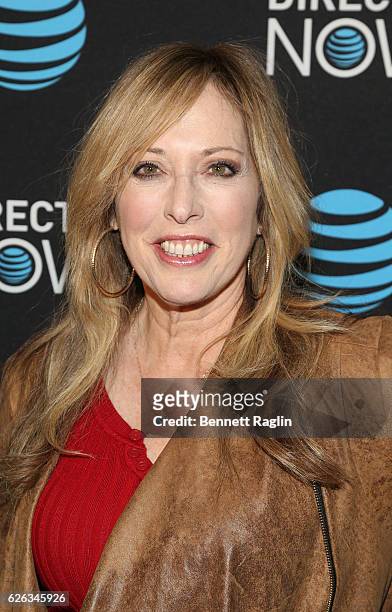Personality Linda Cohn of ESPN attends the DirectTV Now launch at Venue 57 on November 28, 2016 in New York City.