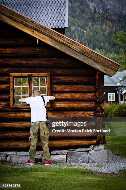 nore stave church - september stock pictures, royalty-free photos & images