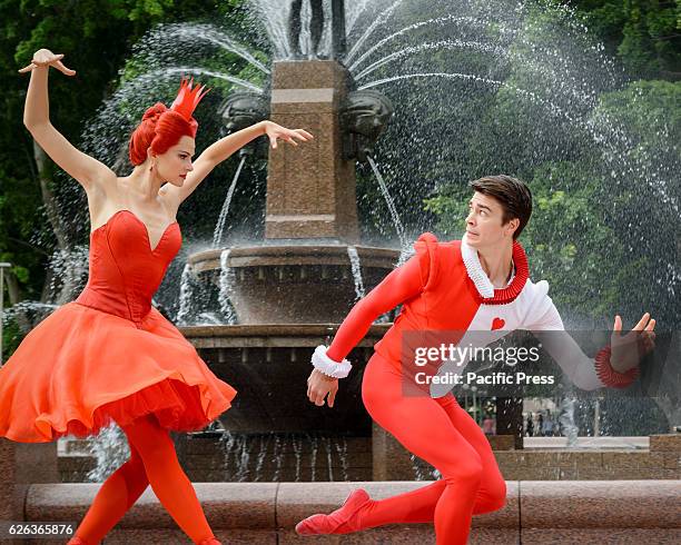 Jake Mangakahia as Jack/Knave and Valerie Tereshchenko as Queen of Hearts preview the Australian Ballet's production of Christopher Wheeldon's...