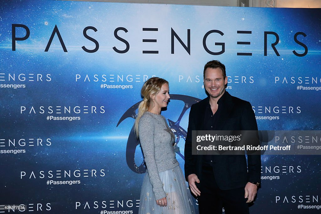 "Passengers" Paris Photocall At Hotel Georges V