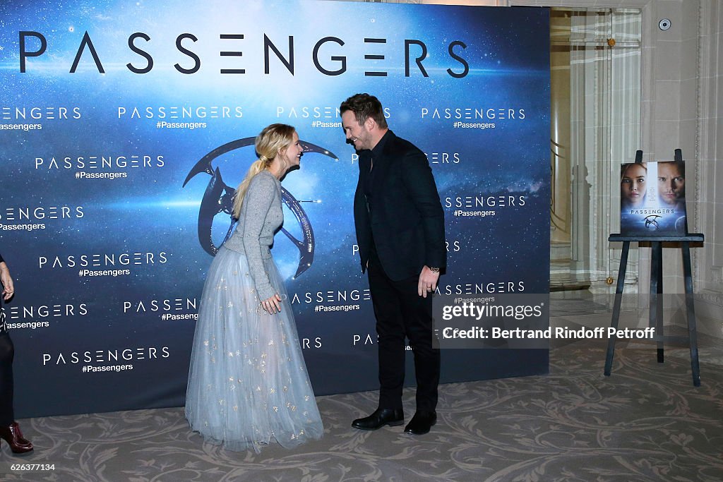 "Passengers" Paris Photocall At Hotel Georges V