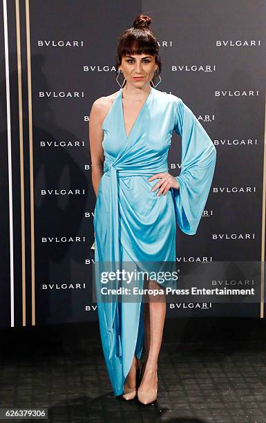 Maria Escote attends the opening of the exhibition 'Bulgari and Roma' at Italian Embassy on November 28, 2016 in Madrid, Spain.