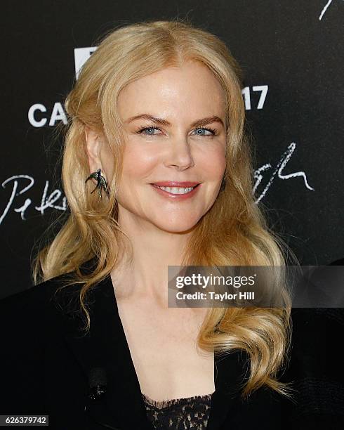 Nicole Kidman attends the 2017 Pirelli Calendar unveiling at Hotel Salomon de Rothschild on November 29, 2016 in Paris, France.