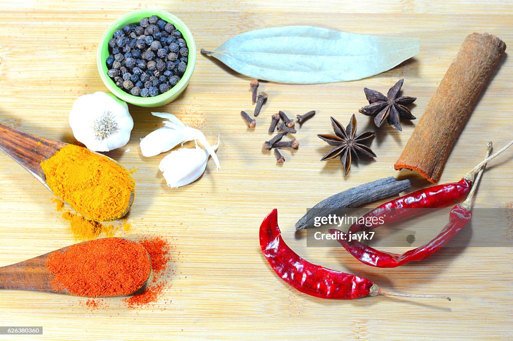 Spices and Curry Powders