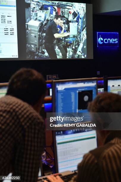 Researchers of CADMOS, the centre for the development of microgravity applications and space operations, part of the French government space agency...