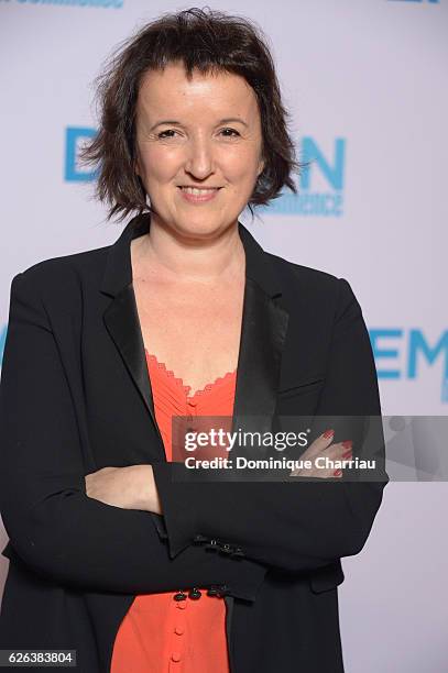 Anne Roumanoff attends the "Demain Tout Commence" Paris Premiere at Le Grand Rex on November 28, 2016 in Paris, France.