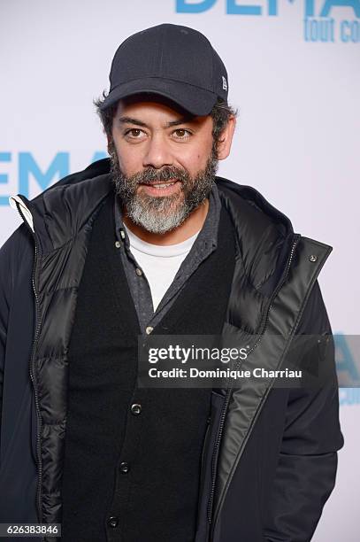 Manu Payet attends the "Demain Tout Commence" Paris Premiere at Le Grand Rex on November 28, 2016 in Paris, France.