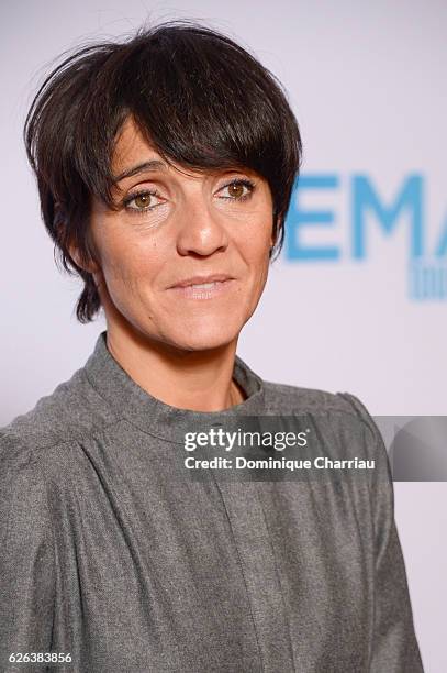 Florence Foresti attends the "Demain Tout Commence" Paris Premiere at Le Grand Rex on November 28, 2016 in Paris, France.