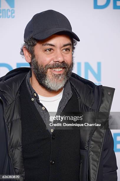 Manu Payet attends the "Demain Tout Commence" Paris Premiere at Le Grand Rex on November 28, 2016 in Paris, France.