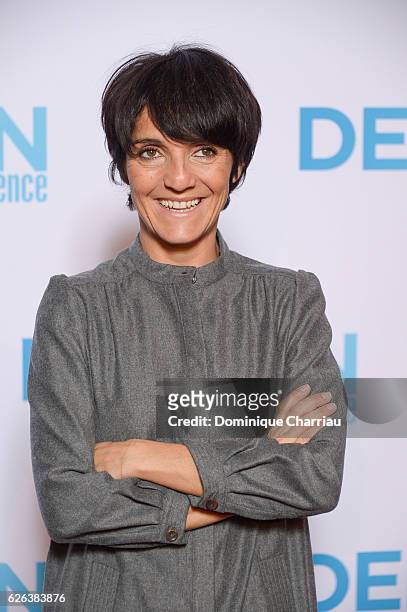 Florence Foresti attends the "Demain Tout Commence" Paris Premiere at Le Grand Rex on November 28, 2016 in Paris, France.