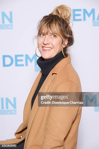 Daphne Burki attends the "Demain Tout Commence" Paris Premiere at Le Grand Rex on November 28, 2016 in Paris, France.