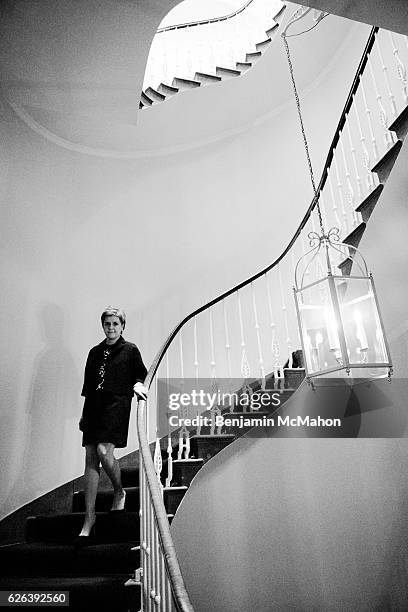 Scottish politician and current First Minister of Scotland Nicola Sturgeon is photographed for Vogue magazine on July 7, 2015 in Edinburgh, Scotland.