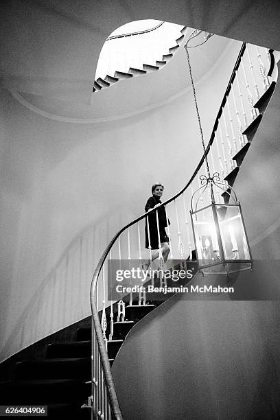 Scottish politician and current First Minister of Scotland Nicola Sturgeon is photographed for Vogue magazine on July 7, 2015 in Edinburgh, Scotland.