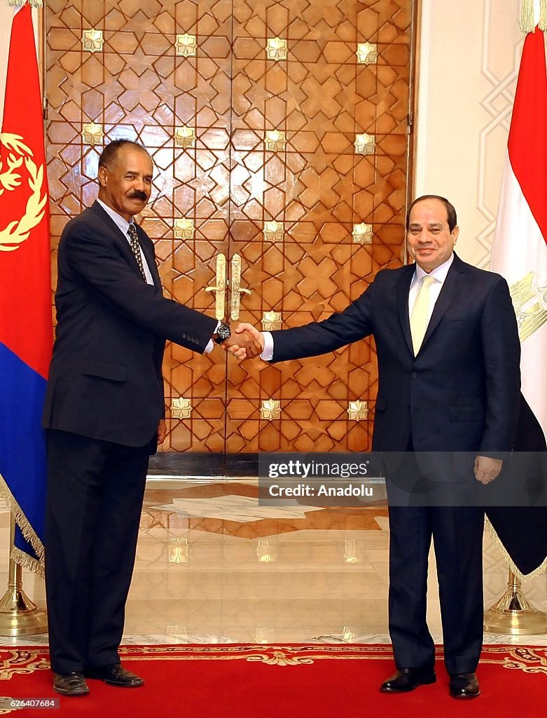 Eritrean President Isaias Afwerki visits Egypt