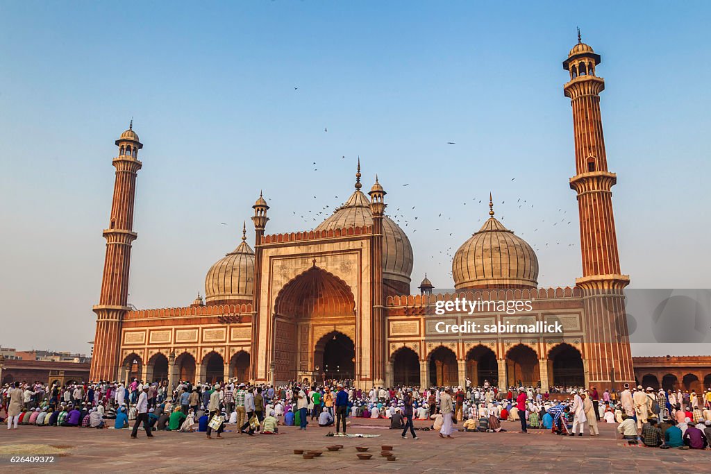 Jama Masjid in Old Delhi, India