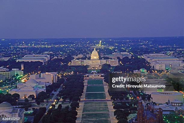 usa, washington, d.c., national mall, us capitol - washington monument dc stock pictures, royalty-free photos & images