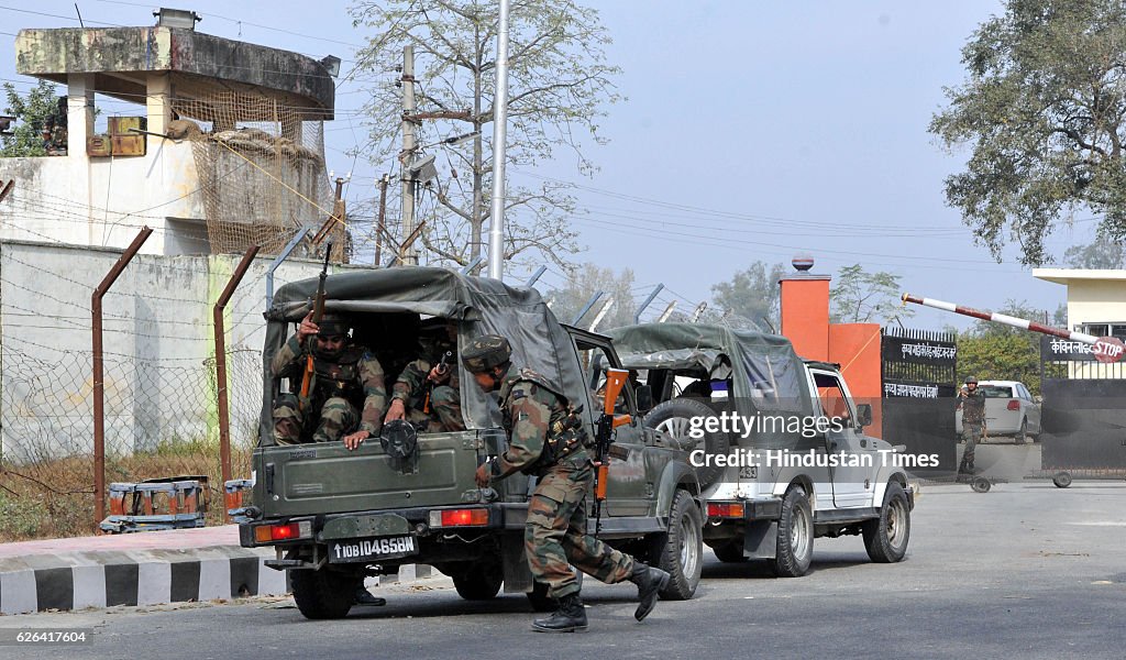 Terrorists Attack On Army Camp At Nagrota
