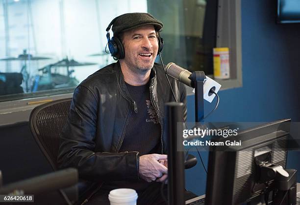 Scott Patterson visits the SiriusXM Studio on November 29, 2016 in New York City.