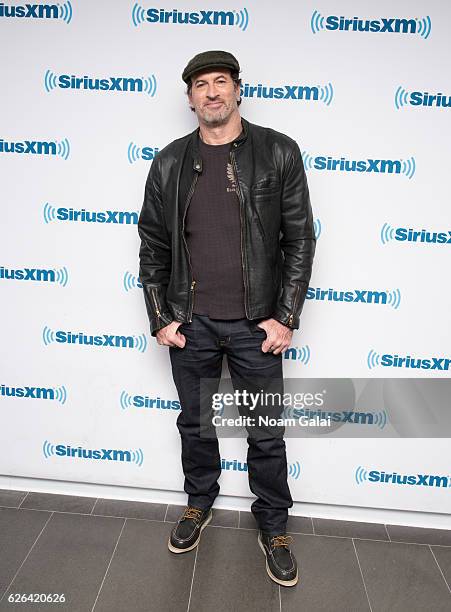 Scott Patterson visits the SiriusXM Studio on November 29, 2016 in New York City.