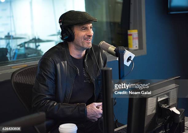 Scott Patterson visits the SiriusXM Studio on November 29, 2016 in New York City.