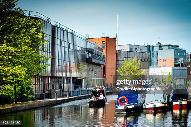 narrowboating kings cross. - gate locks for wood fences stock pictures, royalty-free photos & images