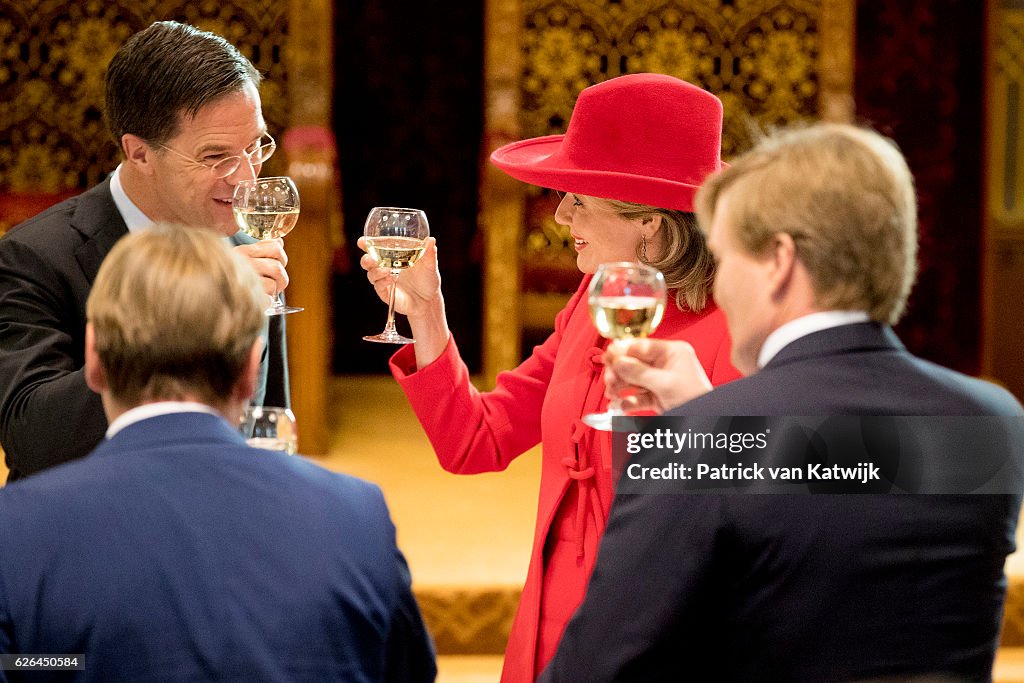 Queen Mathilde of Belgium of Belgium and King Philippe of Belgium On A 3 Day Official Visit In Holland : Day Two