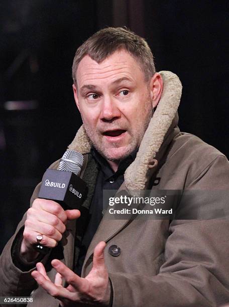 David Gray appears to promote "The Best of David Gray" during the AOL BUILD Series at AOL HQ on November 29, 2016 in New York City.