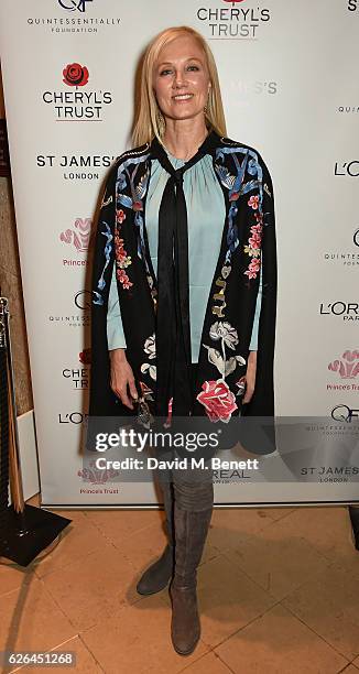 Joely Richardson attends the Fayre of St James's hosted by Quintessentially Foundation and the Crown Estate in aid of Cheryl's Trust in support of...