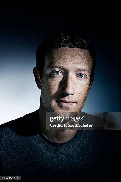 Co-founder and CEO of Facebook, Mark Zuckerberg is photographed for Popular Science on July 5, 2016 in Menlo Park, California. COVER IMAGE.