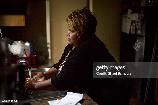 Sonya Ebhotemen prepares dinner for her family. As a Marine Corps veteran living with post-traumatic stress disorder , Sonya understands how...