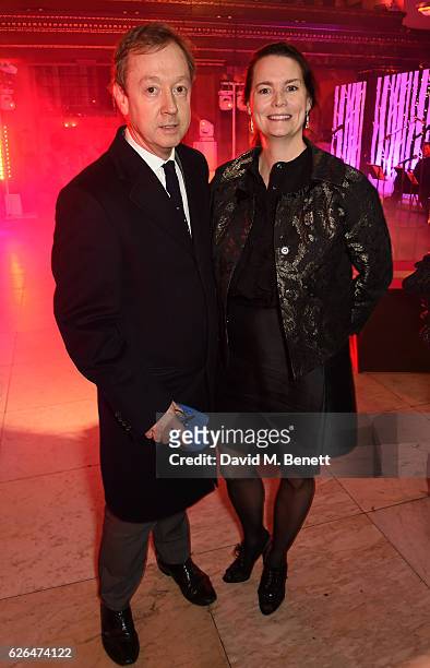 Geordie Greig and Kathryn Greig attend the Fayre of St James's hosted by Quintessentially Foundation and the Crown Estate in aid of Cheryl's Trust in...