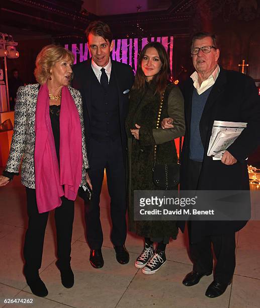 Annabel Elliot, Ben Elliot, Mary Clare Elliot and Simon Elliot attend the Fayre of St James's hosted by Quintessentially Foundation and the Crown...