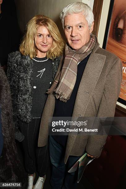 Avery Agnelli and John Frieda attend a VIP screening of "Untitled" at the Prince Charles Cinema on November 29, 2016 in London, England.