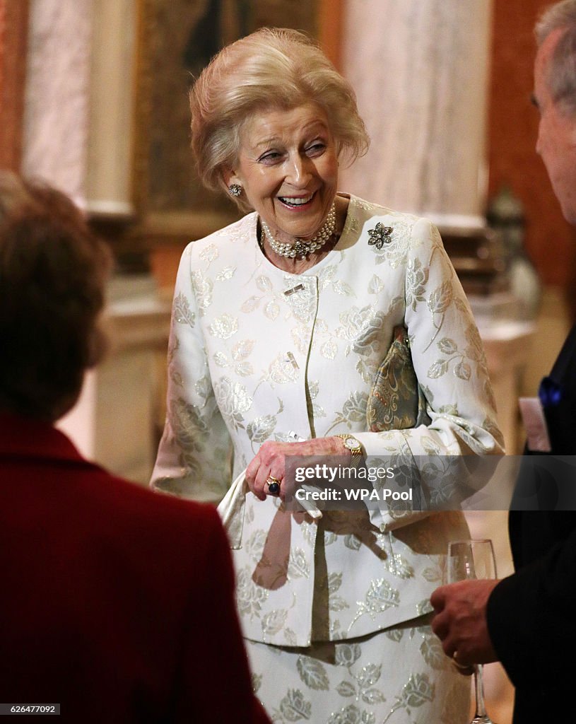 Queen Elizabeth II Hosts Reception For Princess Alexandra