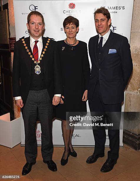 Steve Summers , Alison Nimmo and Ben Elliot attend the Fayre of St James's hosted by Quintessentially Foundation and the Crown Estate in aid of...