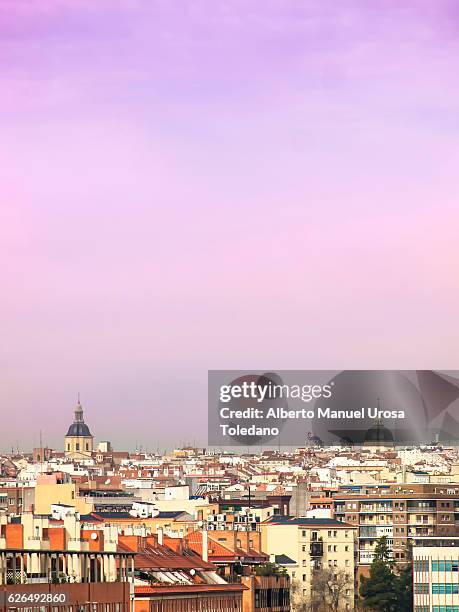 spain, madrid, cityscape - madrid cityscape stock pictures, royalty-free photos & images