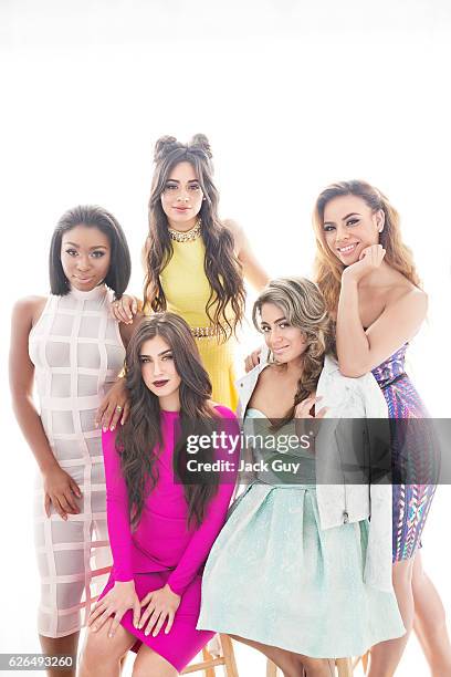 Pop group 5th Harmony is photographed for Forbes Magazine on September 1, 2015 in Hollywood, California. PUBLISHED IMAGE.